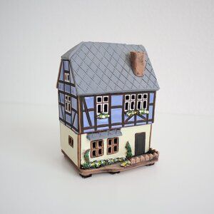 Handmade Midene Ceramic Miniature House Tea Light Candle Holder